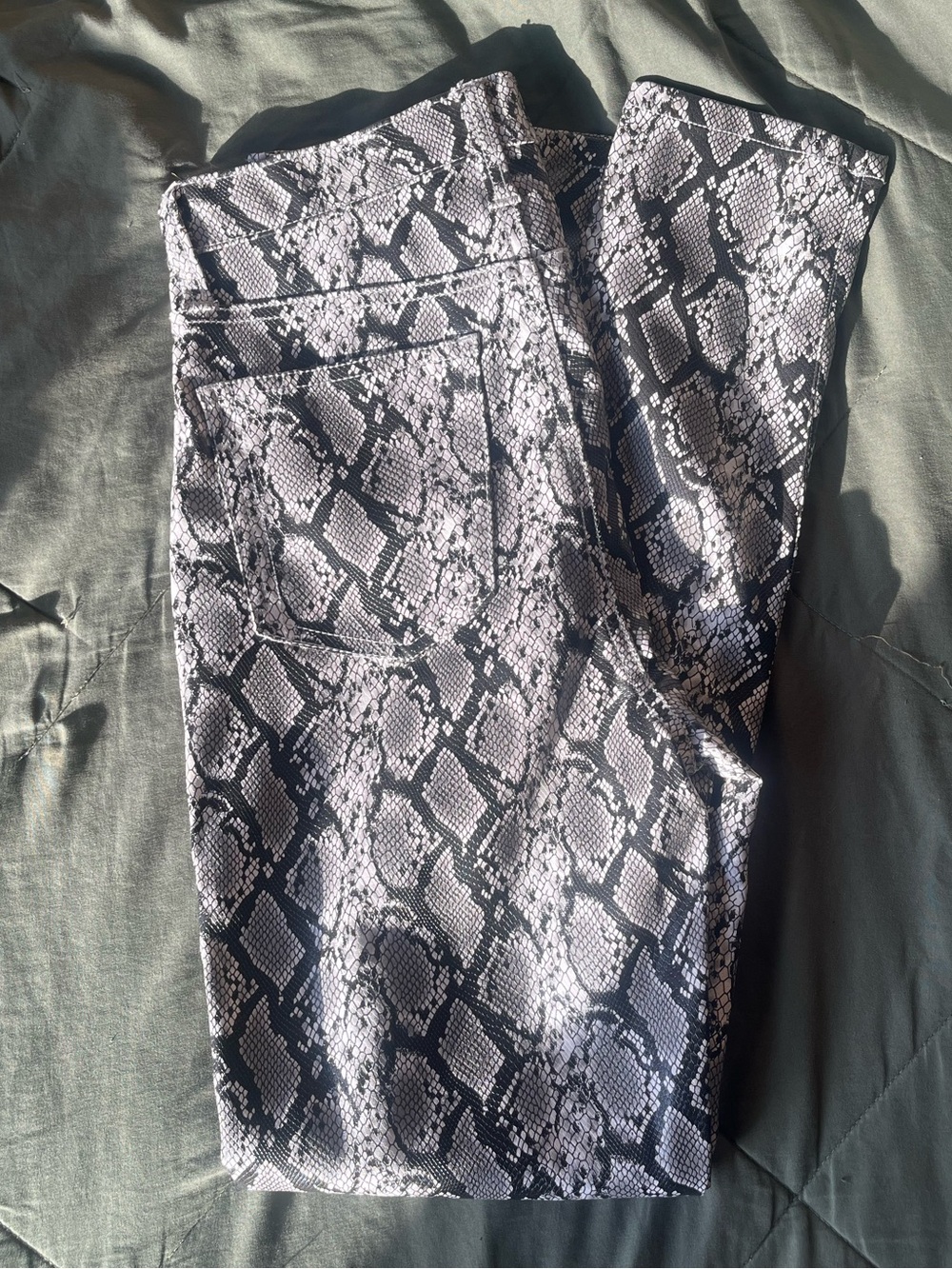 Kendall + Kylie The Skyscraper Snake Print Pants LAST CHANCE
